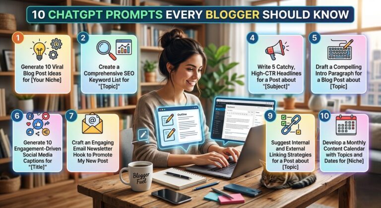 10 ChatGPT prompts every blogger should know