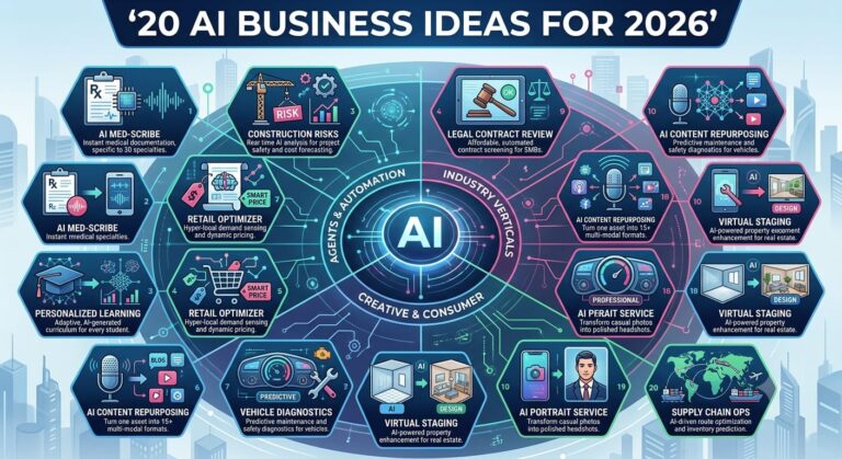 20 AI Business Ideas for 2026