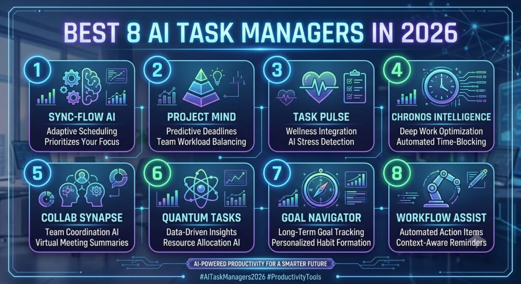 Best 8 AI Task Managers in 2026