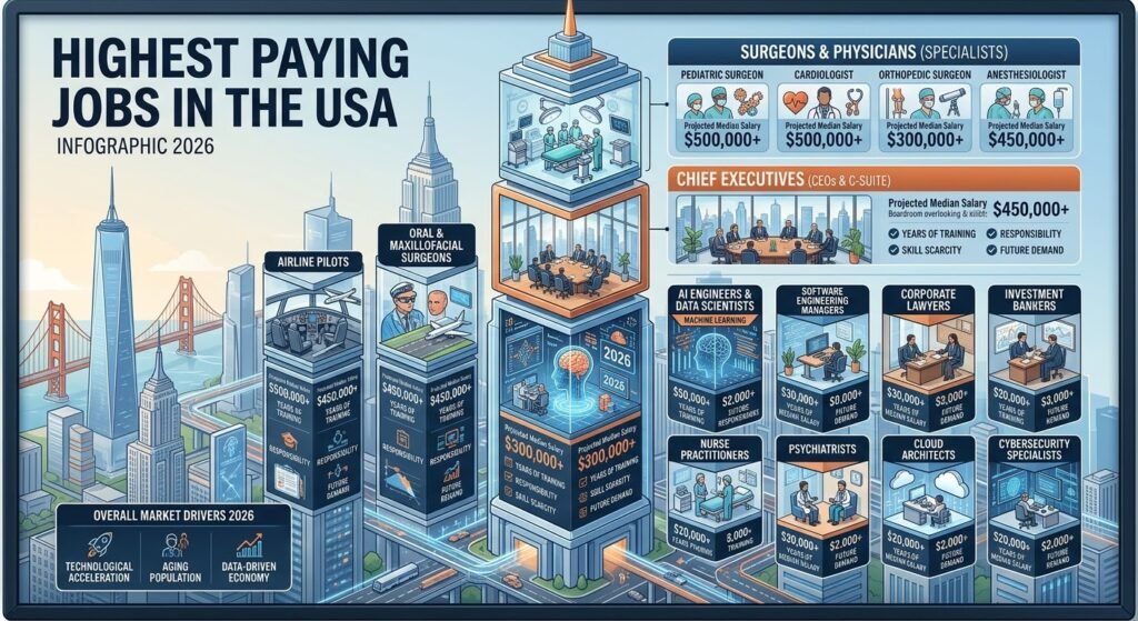 Highest Paying Jobs in the USA 2026