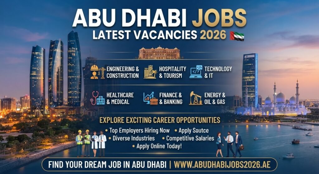 Abu Dhabi Jobs 2026 – Latest Vacancies